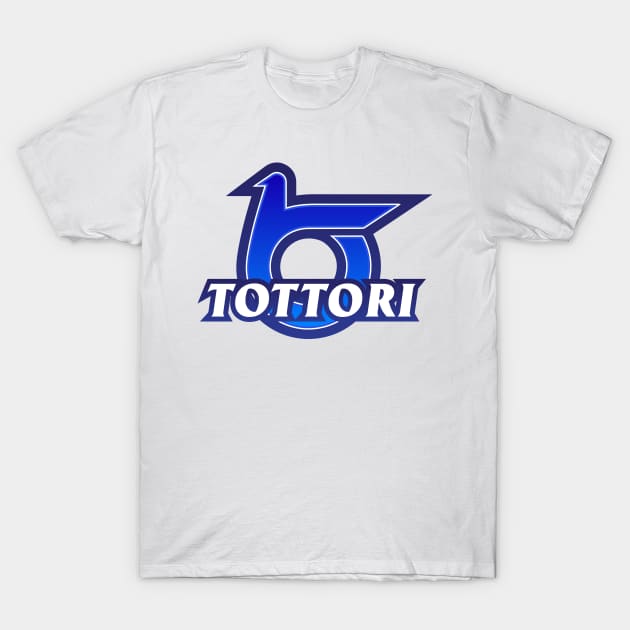 Tottori Prefecture Japanese Symbol T-Shirt by PsychicCat